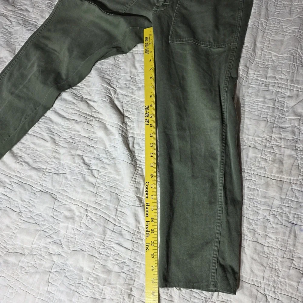 Vintage 80s (1984) US Army Mens 27x27 OG-107‎ Baker Pants